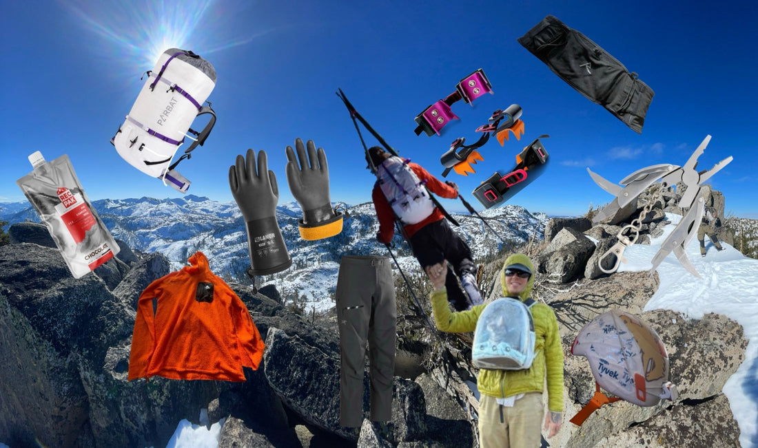 This company makes incredible niche, high quality and innovative gear and these crampons weigh and pack down to a “forget about ‘em in the bottom of the pack till you need em” size.