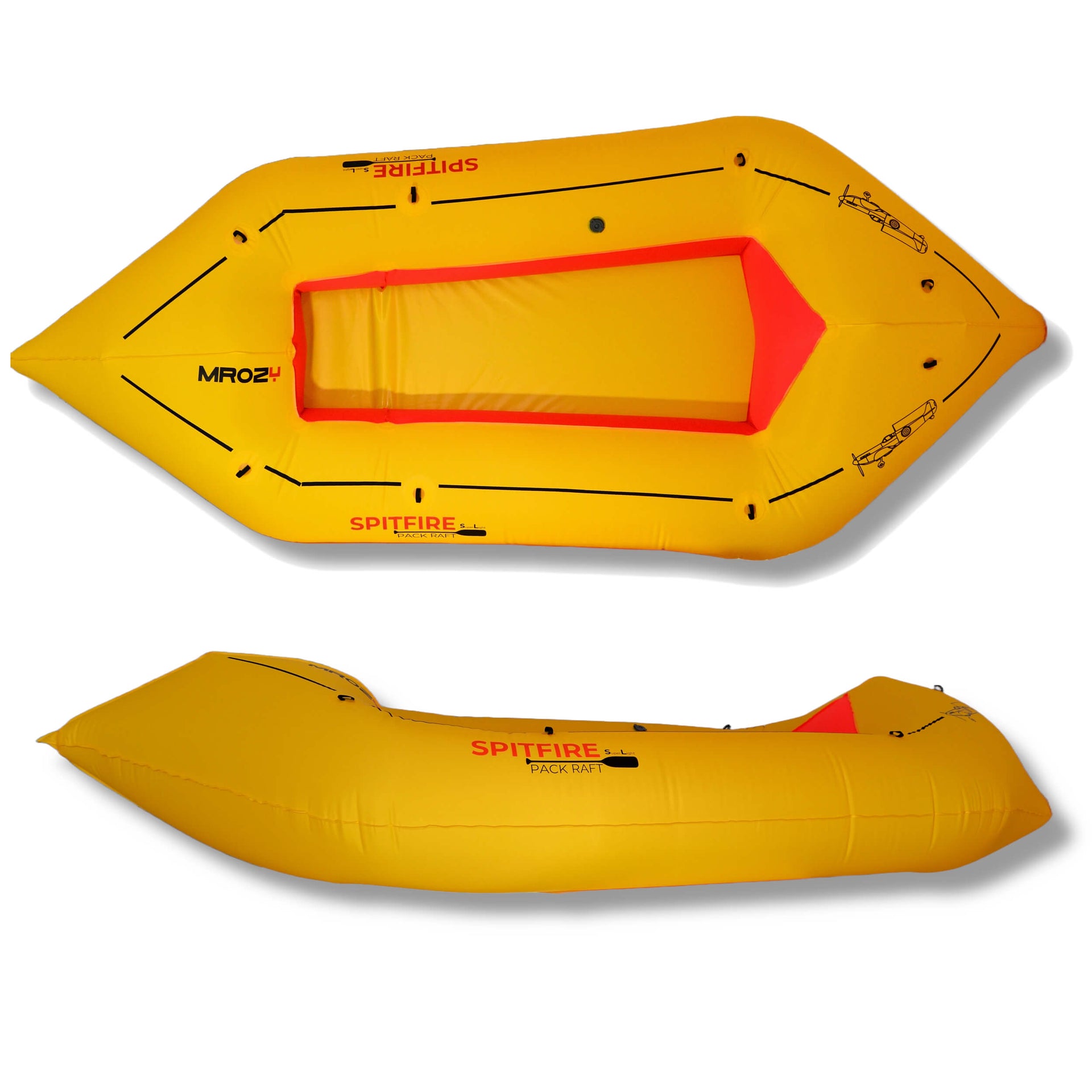 Packraft SPITFIRE - dark green